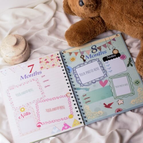Customised cover baby record book